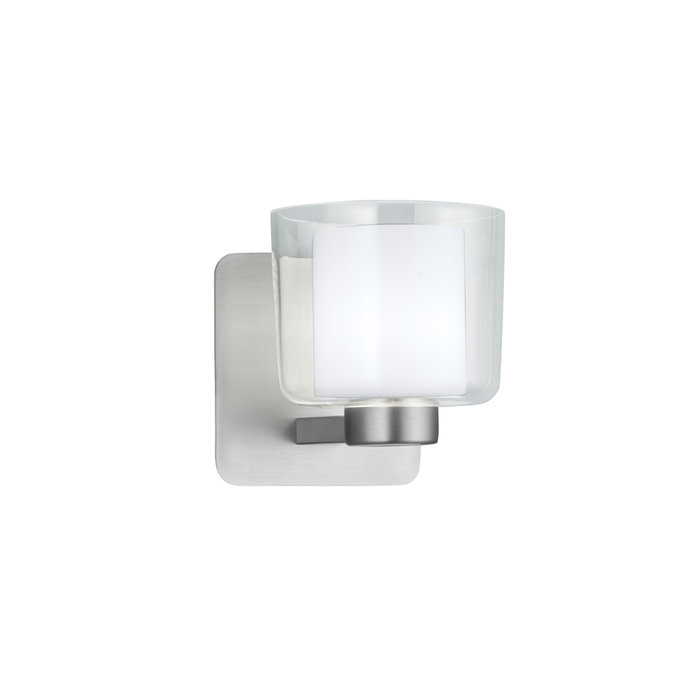 Alexus 1-Light Vanity Sconce - Brushed Nickel