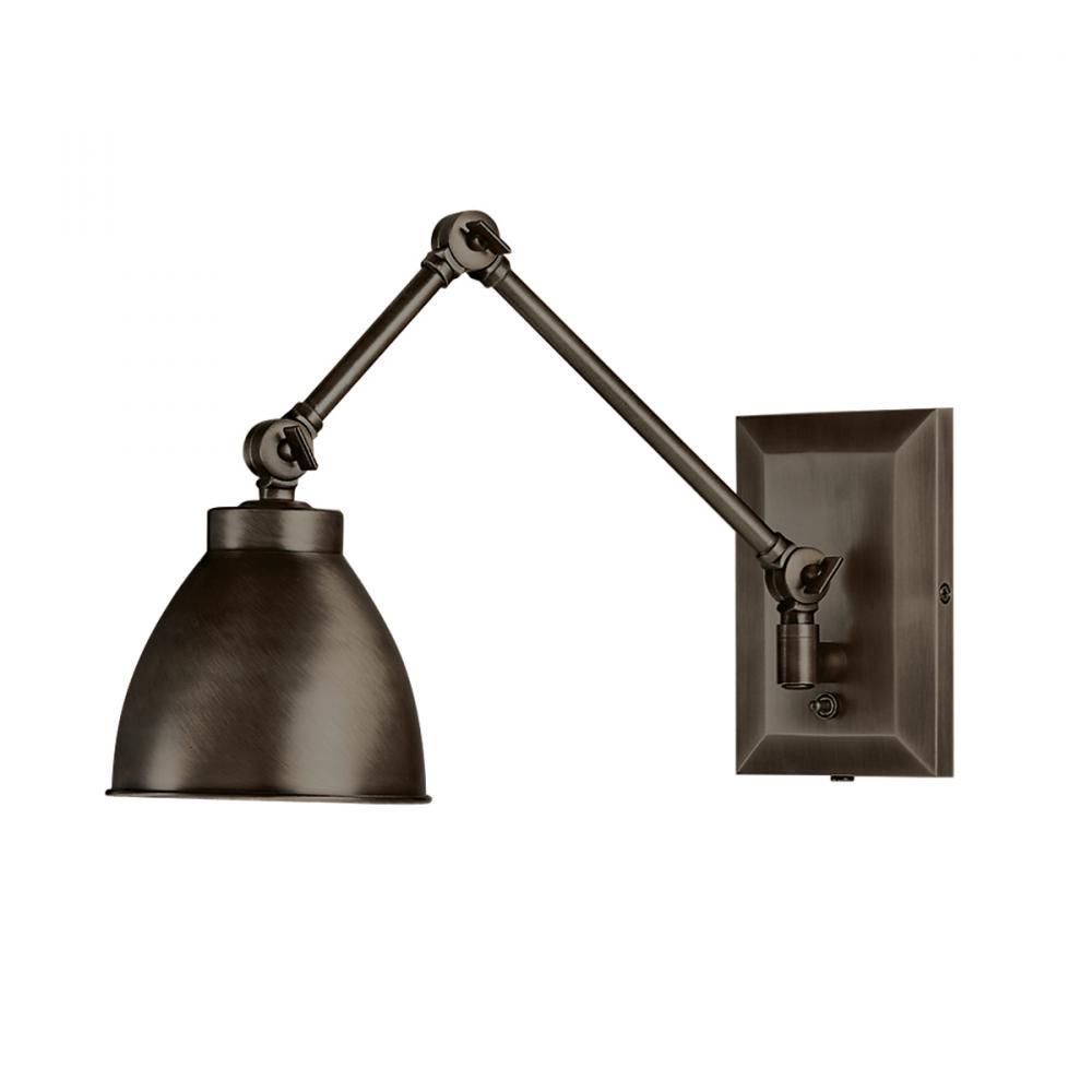 Maggie Swing Arm Sconce - Architectural Bronze