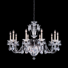 Schonbek 1870 1260N-22H - Bagatelle 13 Light 120V Chandelier in Heirloom Gold with Clear Heritage Handcut Crystal