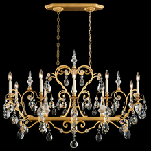 Schonbek 1870 3795N-22H - Renaissance 12 Light 120V Chandelier in Heirloom Gold with Clear Heritage Handcut Crystal