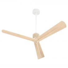 Cyan Designs 11978 - Kona 56" Ceiling Fan Studio White and Natural Oak