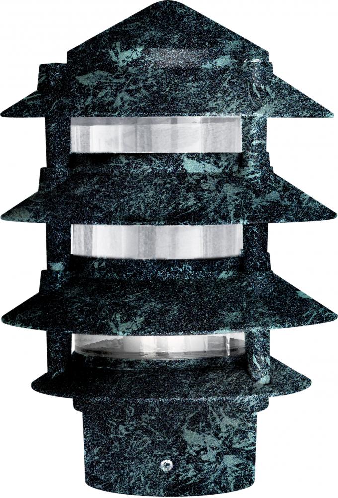 PAGODA FIX 4 TIER 6" TOP 3"BASE INCAND 120V