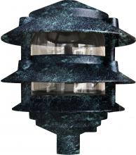 Dabmar D5312-VG - PAGODA FIX 3 TIER 10"TOP 3"BASE 13W DL-S13-GU24 120V