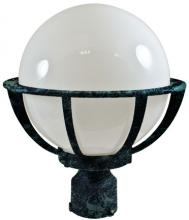 Dabmar GM260-LED9-VG - CAST ALUM 10" GLOBE POST TOP FIX LED 9W 85-265V