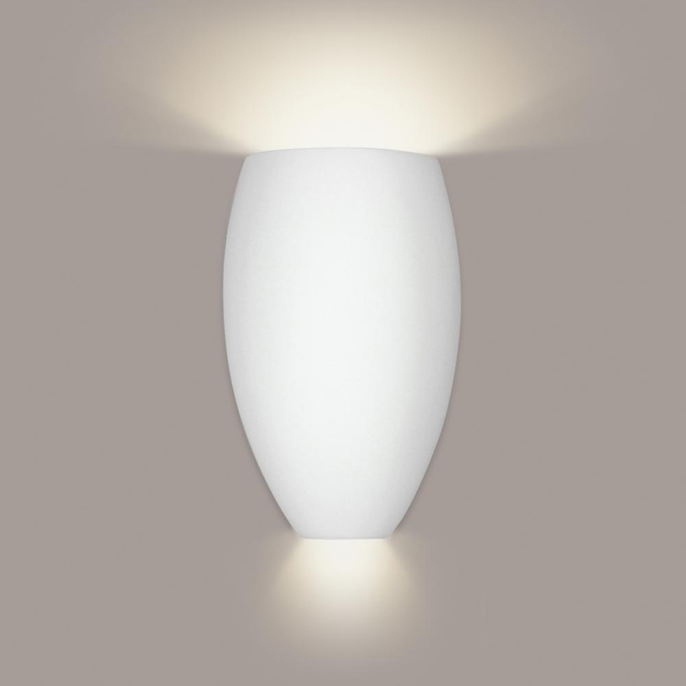 Aruba Wall Sconce: Heat Treated Steel (E26 Base Dimmable LED (Bulb included))