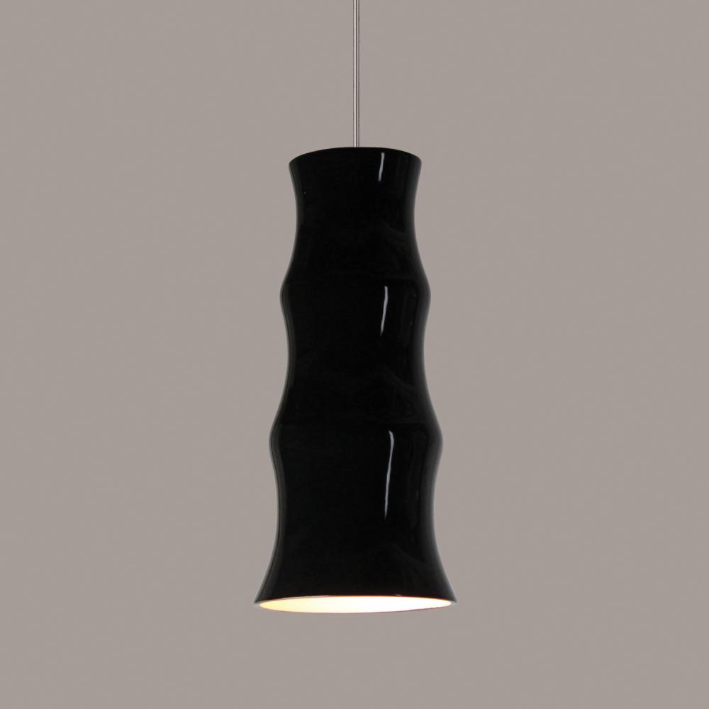 Chambers Low Voltage Mini Pendant Black Gloss