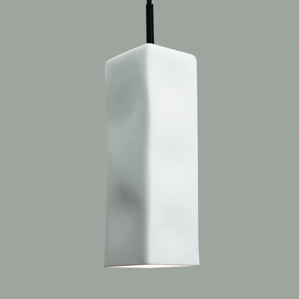 Magma Mini Pendant: Heat Treated Steel (Black Cord & Canopy)