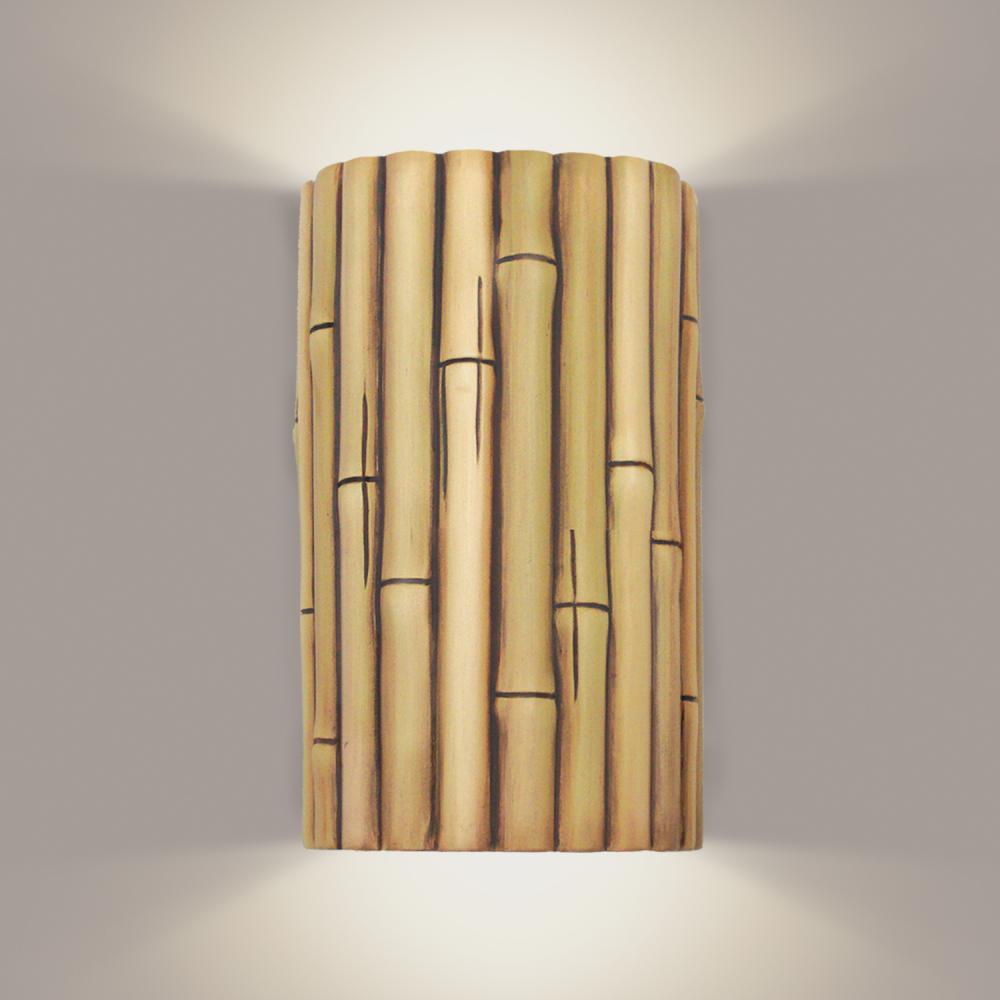 Bamboo Wall Sconce Natural (Outdoor/WET Location)