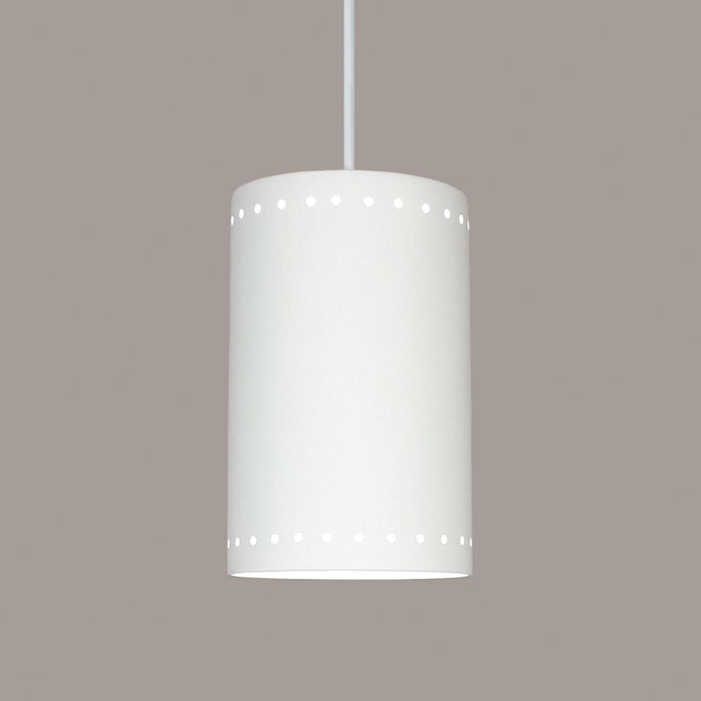 Gran Delos Pendant: Red Rock (White Cord & Canopy)