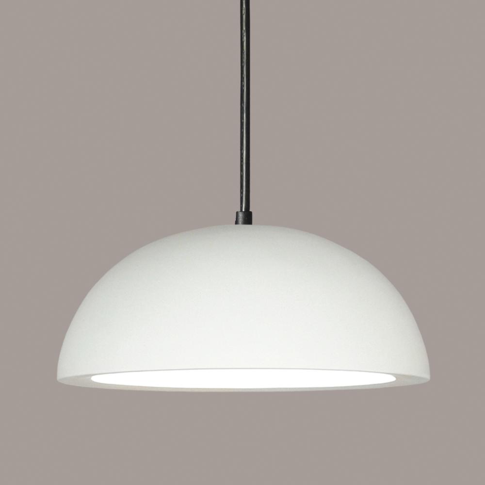 Gran Thera Pendant: Matte Black (Black Cord & Canopy)