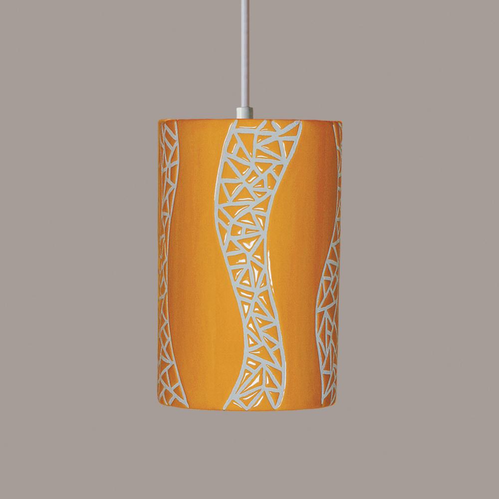 Passage Pendant Sunflower Yellow (Black Cord & Canopy)