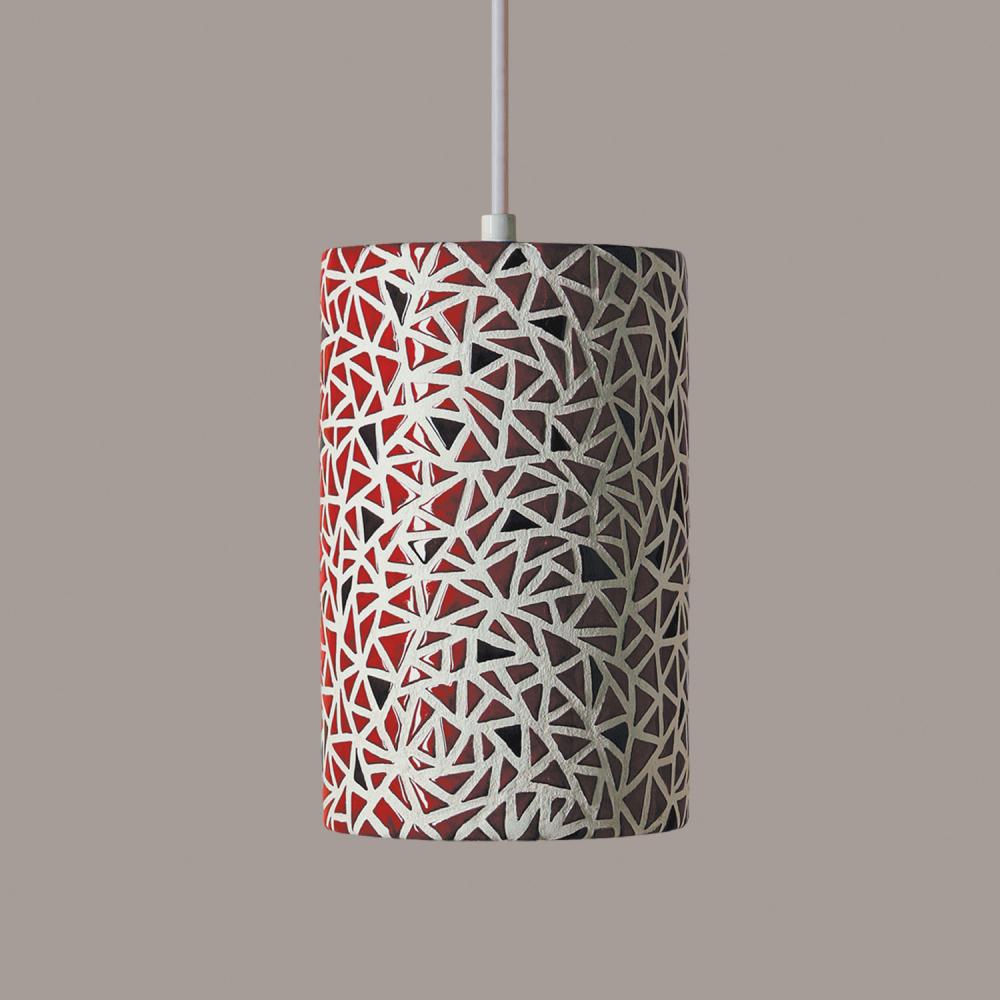 Impact Pendant Matador Red (White Cord & Canopy)