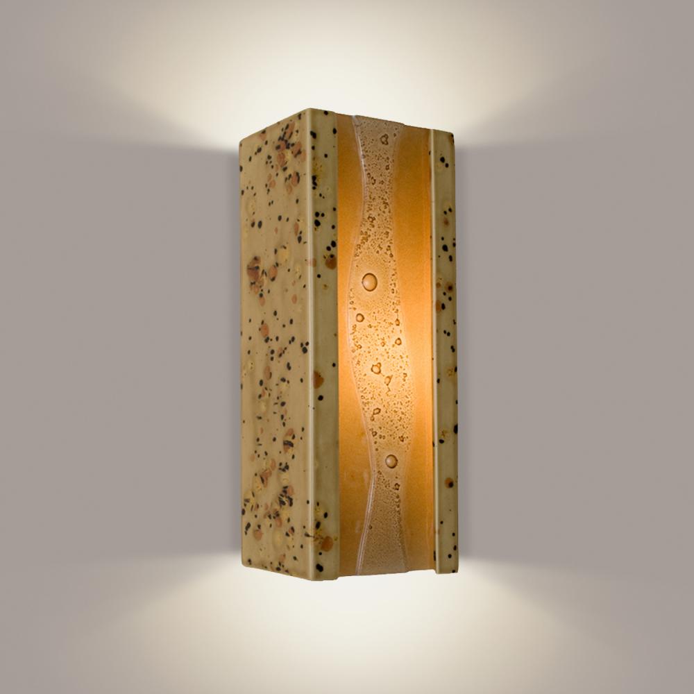 Bubbly Wall Sconce Sandstorm and Caramel (Outdoor/WET Location)