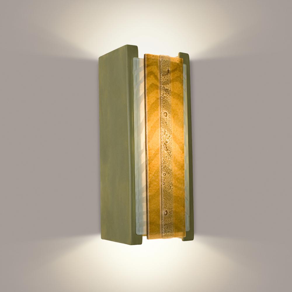 Safari Wall Sconce Sagebrush and Albino Caramel (Outdoor/WET Location)