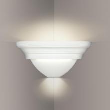 A-19 104CNR-A10 - Ibiza Corner Sconce: Matte White