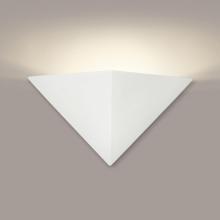 A-19 1902-A10 - Gran Sumatra Wall Sconce: Matte White