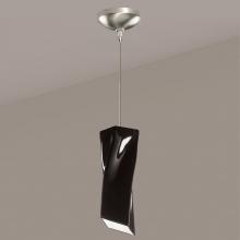 A-19 LVMP21-BG-LEDMR16 - Twister Low Voltage Mini Pendant Black Gloss (12V Dimmable MR16 LED (Bulb included))