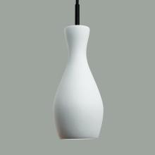 A-19 MP19-M6-BCC - Amphora Mini Pendant: Heat Treated Steel (Black Cord & Canopy)