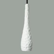 A-19 MP24-A1-BCC - Flintstone Mini Pendant: Clay (Black Cord & Canopy)