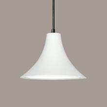 A-19 P501-TN-BCC-1LEDE26 - Madera Pendant: Tan (Black Cord & Canopy)