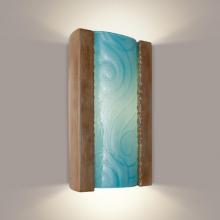 A-19 RE102-SP-TQ-WET - Clouds Wall Sconce Spice and Turquoise (Outdoor/WET Location)