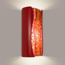 A-19 RE120-MR-FR-WET - Lava Wall Sconce Matador Red and Fire (Outdoor/WET Location)