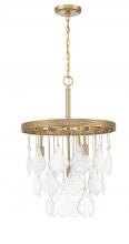 Craftmade P980SB4 - Vesi 4 Light Pendant in Satin Brass