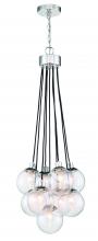 Craftmade 53399-CH - Que 9 Light Pendant in Chrome