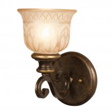 Crystorama 7401-BU - Norwalk 1 Light Bronze Umber Sconce