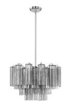 Crystorama ADD-308-CH-SM - Addis 9 Light Polished Chrome Chandelier