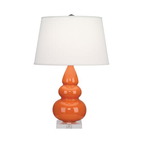 Pumpkin Small Triple Gourd Accent Lamp