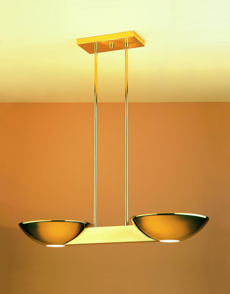 Pascal - Halogen Ceiling Mount - Polished Brass