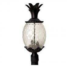 Acclaim Lighting 7517BK - Lanai Collection Post-Mount 3-Light Outdoor Matte Black Light Fixture