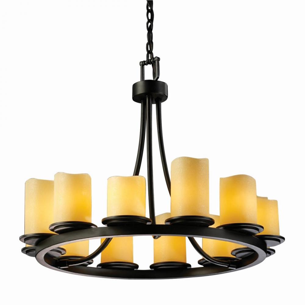 Dakota 12-Light Ring Chandelier (Short)