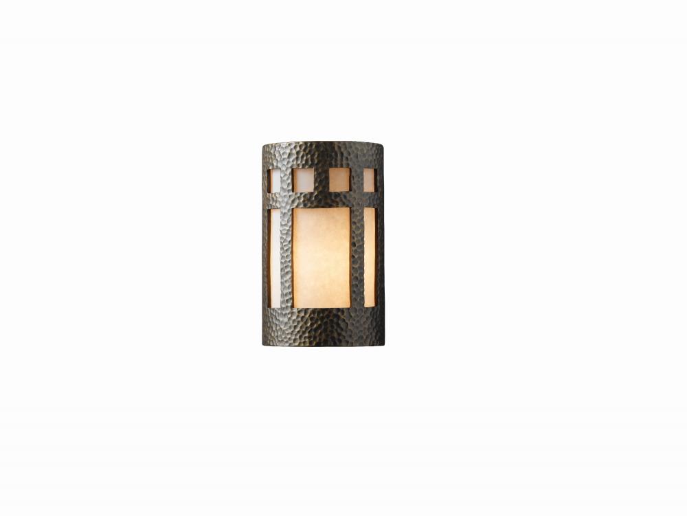 Small ADA Prairie Window LED Wall Sconce - Open Top & Bottom (Outdoor)