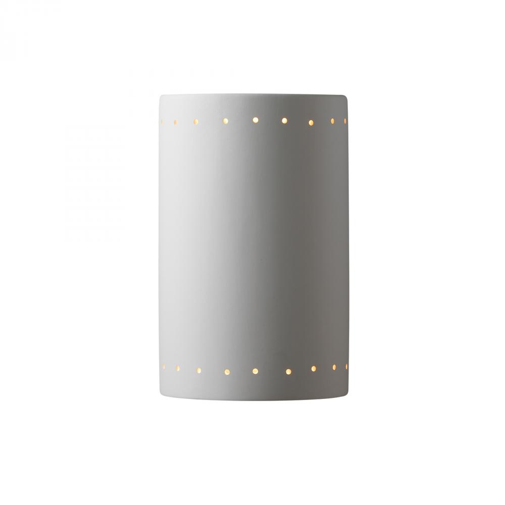 Large Cylinder w/ Perfs - Open Top & Bottom - LED