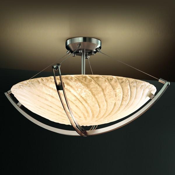 24" Semi-Flush Bowl w/ Crossbar