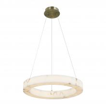 Justice Design Group FAL-8222-BRSS - Medley 24" LED Ring Pendant