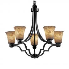 Justice Design Group ALR-8500-10-NCKL - Argyle 5-Light Chandelier