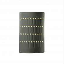 Justice Design Group CER-2285-PWGN-LED1-1000 - Small LED Cactus Cylinder - Open Top & Bottom