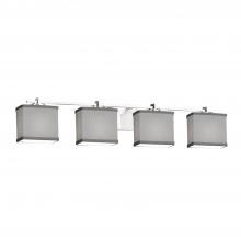 Justice Design Group FAB-8444-55-GRAY-CROM-LED4-2800 - Era 4-Light LED Bath Bar