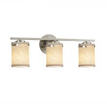 Justice Design Group FAB-8453-10-CREM-NCKL-LED3-2100 - Atlas 3-Light LED Bath Bar