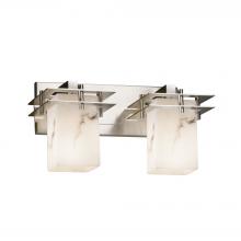 Justice Design Group FAL-8172-15-NCKL-LED2-1400 - Metropolis 2-Light LED Bath Bar