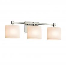 Justice Design Group FSN-8423-30-OPAL-CROM-LED3-2100 - Tetra 3-Light LED Bath Bar