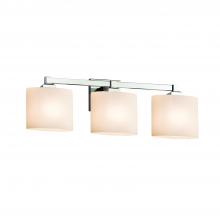 Justice Design Group WGL-8413-10-GRCB-MBLK-LED3-2100 - Union 3-Light LED Bath Bar