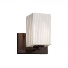 Justice Design Group FSN-8441-15-RBON-DBRZ-LED1-700 - Era 1-Light LED Wall Sconce