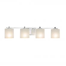 Justice Design Group FSN-8444-30-WEVE-CROM-LED4-2800 - Era 4-Light LED Bath Bar