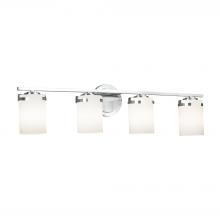 Justice Design Group FSN-8454-10-OPAL-CROM-LED4-2800 - Atlas 4-Light LED Bath Bar