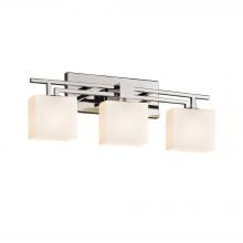 Justice Design Group FSN-8703-55-OPAL-CROM-LED3-2100 - Aero 3-Light LED Bath Bar