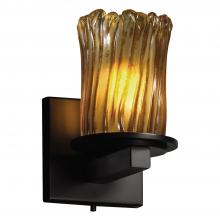 Justice Design Group GLA-8771-16-AMBR-MBLK - Dakota 1-Light Wall Sconce